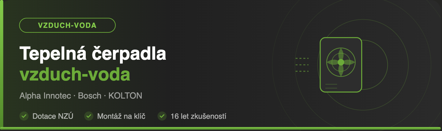 Poptávka tepelného čerpadla vzduch-voda