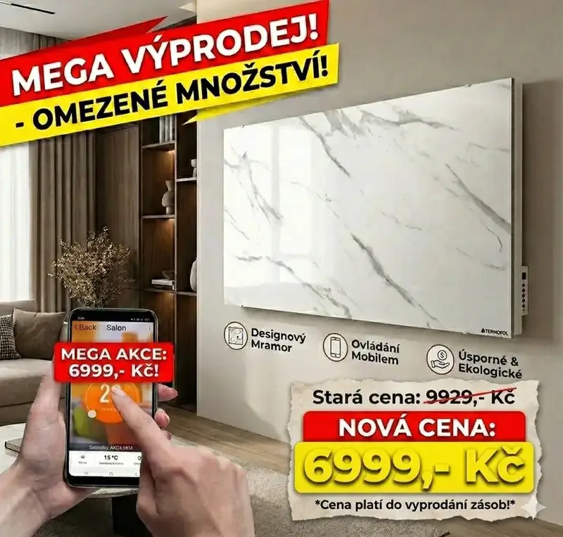 Keramický infrapanel TF-CS1000/01 - WiFi