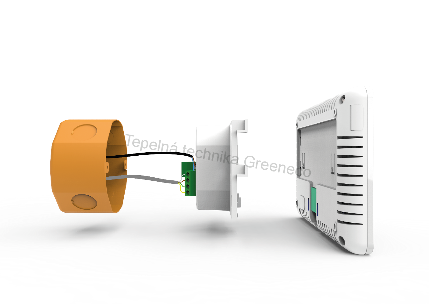 Kontrolní panel Tech M-9r pro spolupráci s lištou CS-L-9r - Česká verze