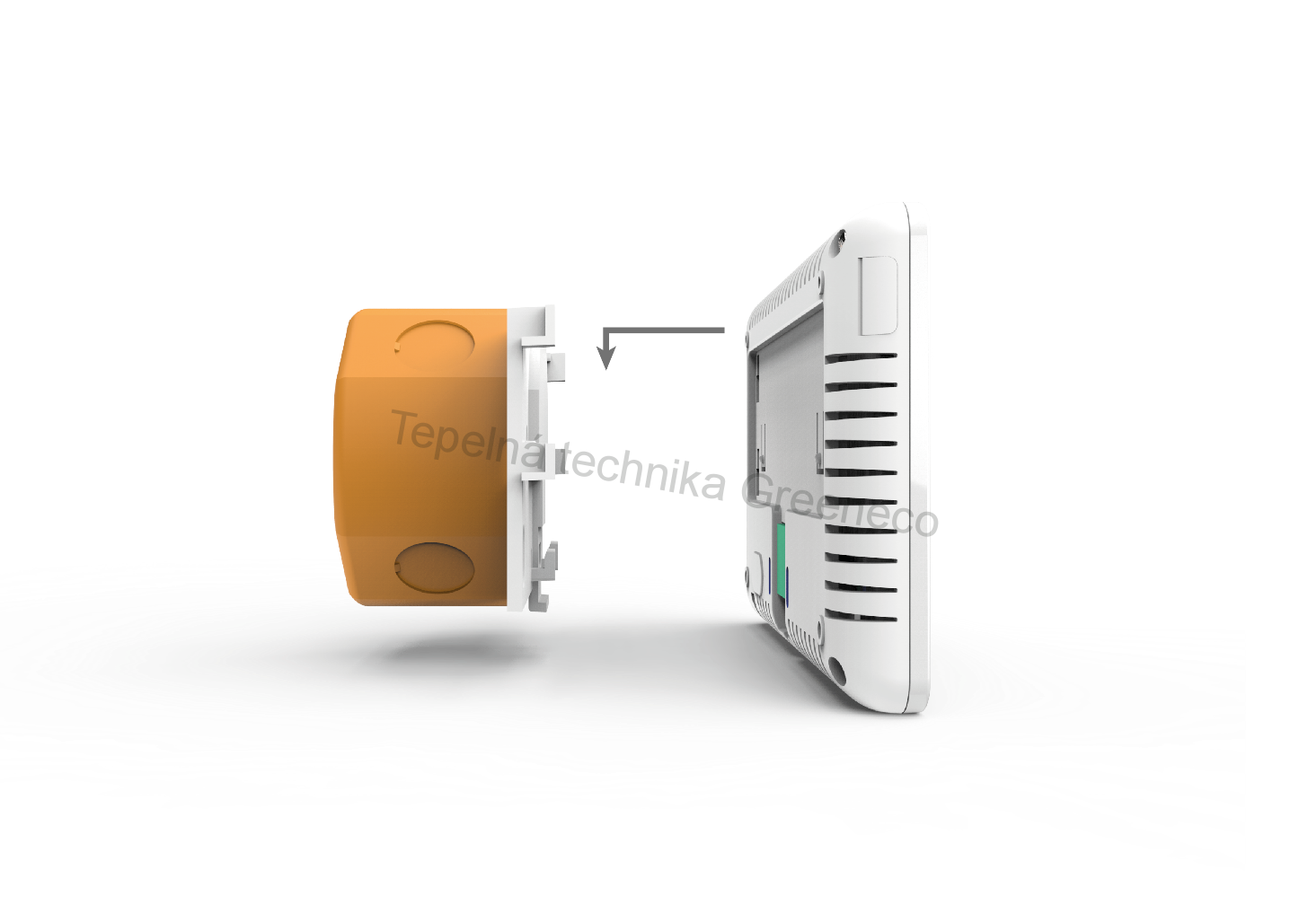 Kontrolní panel Tech M-9r pro spolupráci s lištou CS-L-9r - Česká verze