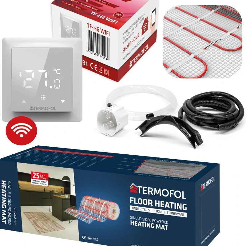 H6-Wifi-Topná rohož (instalační set) 1m2 výkon 150W