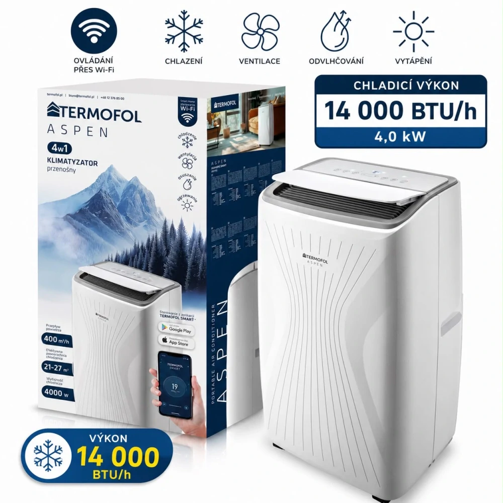 Přenosná klimatizace 4v1 Termofol Aspen