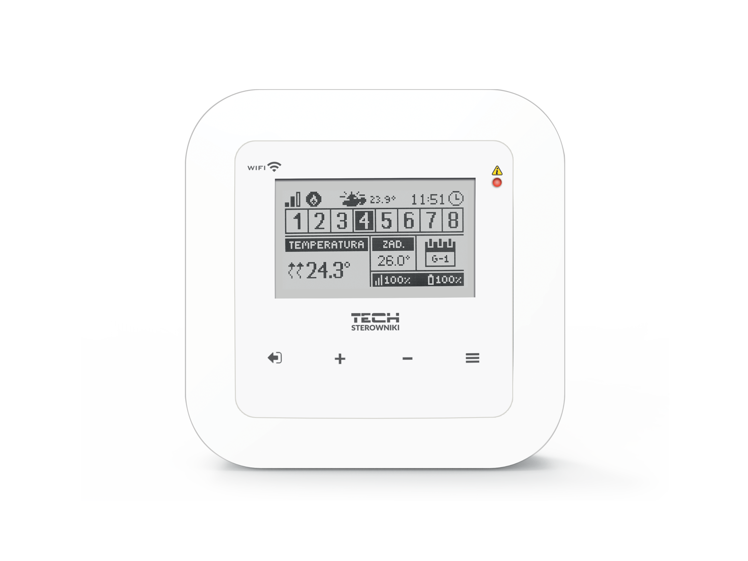 Tech Wifi-8S p - Hlavní regulace - Česká verze