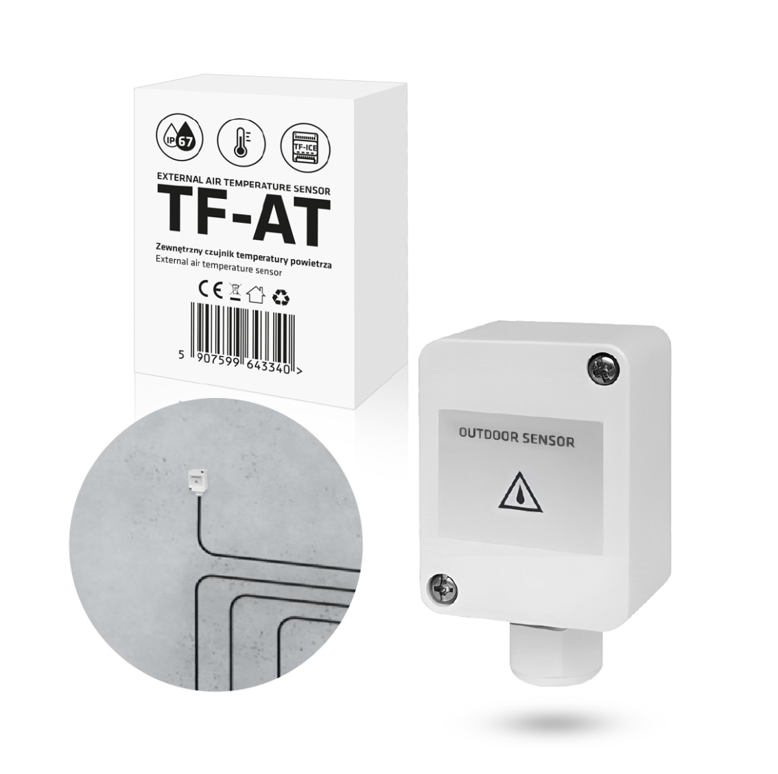 TF-AT – Venkovní teplotní senzor
