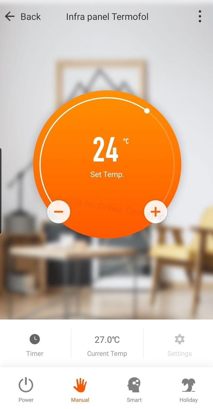 Infrapanel SWT 1000 - WiFi s potiskem vzor 6