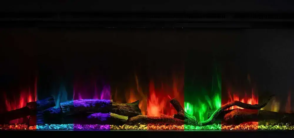 Elektrický krb Termofol TF-EF-3S-1050 - 1500 W Rozměr: 105 x 46 x 17,9 cm určený k vestavbě