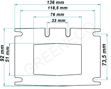 Ventilátor DM 125 40W PP4 bez boční klapky + klapka na výstupu