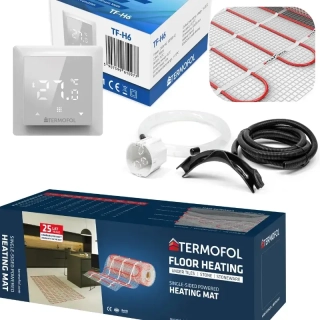 H6-Topná rohož (instalační set) 4m2 výkon 600W